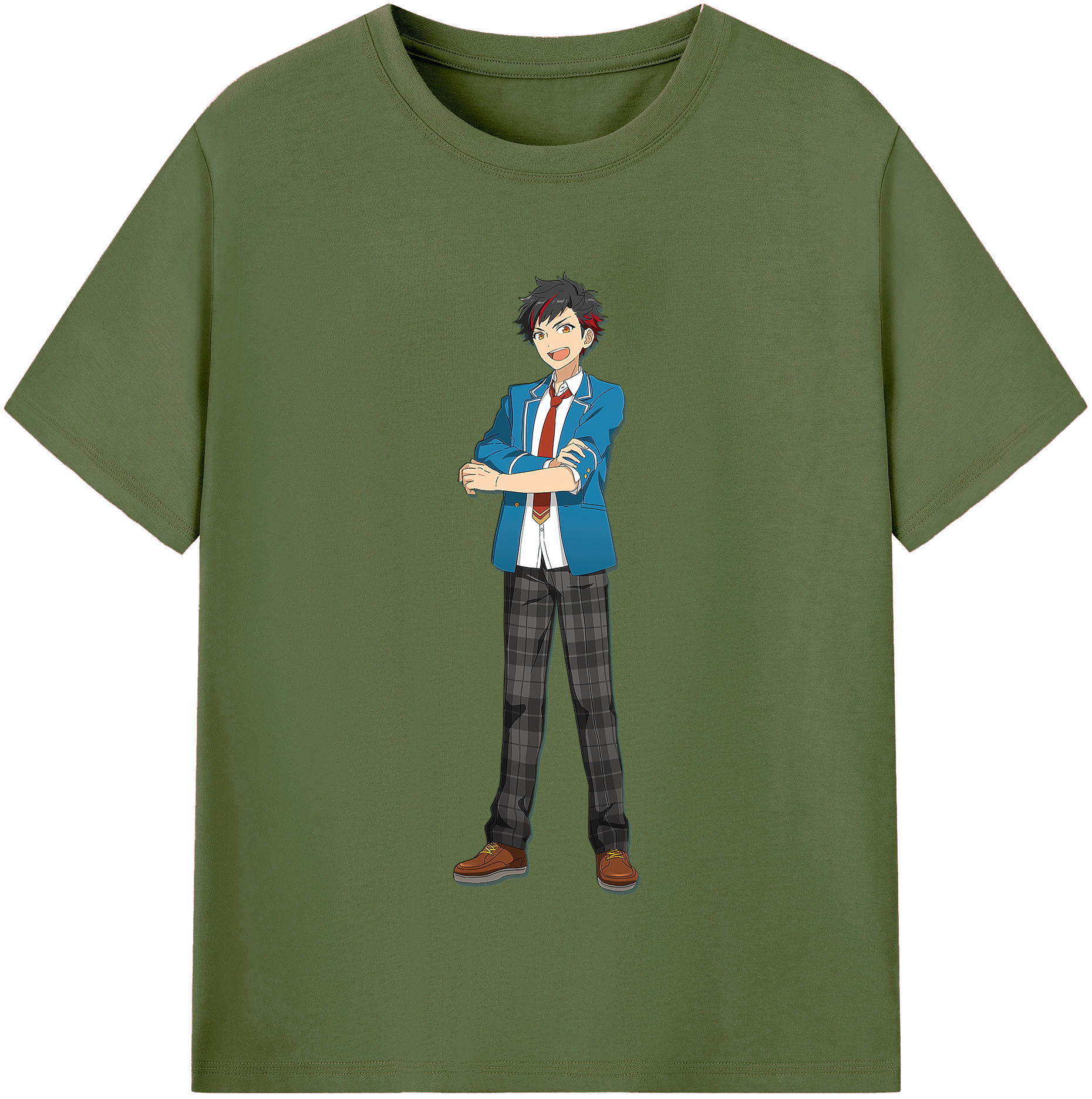 （画像用） あんさんぶるスターズ! Ensemble Stars 綿100％半袖Tシャツ（フロントプリント）